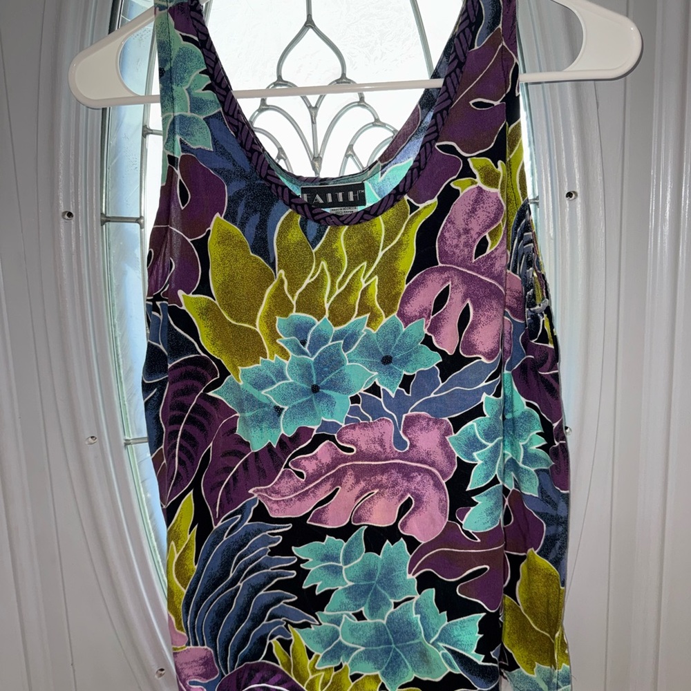 Vibrant Floral Women's Tank Top